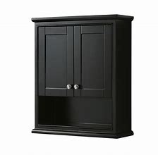 Image result for Black Over the Toilet Storage Cabinet