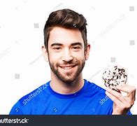 Image result for Person Eating Donut