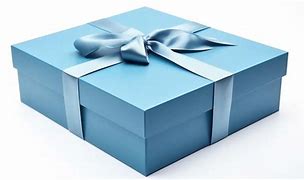 Image result for Gift Box White Abd Blue