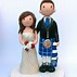 Image result for Wedding Cake Toppers Bride and Groom