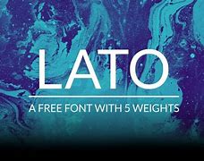 Image result for Lato Font Free