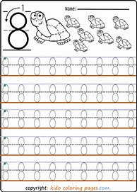 Image result for Printable Preschool Worksheets Number 8