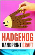 Image result for Hedgehog Handprint Craft