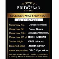 Image result for The Bridge Bar Menu