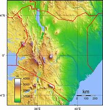 Image result for Large Map of Kenya