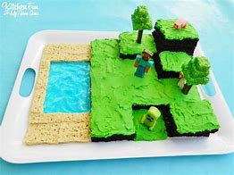 Image result for Easy Minecraft Cake