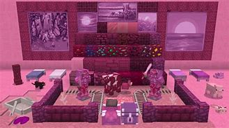 Image result for Minecraft Pink Walll