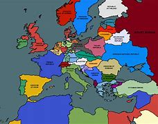 Image result for WW1 Europe Map