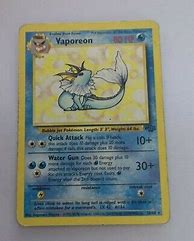 Image result for Vaporeon Pokemon Card