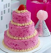 Image result for Pink Dog Birthday Cake