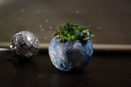 Image result for Disco Ball Planter