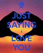 Image result for Just Saying I Love You