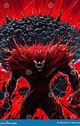 Image result for Red and Black Monster