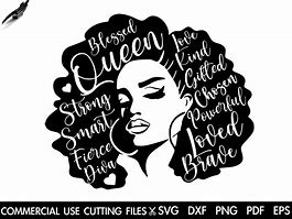 Image result for Lady Afro Puff SVG