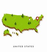 Image result for 3D Map United States Isometric