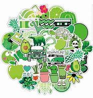 Image result for Green Aesthetic Stickers Tea