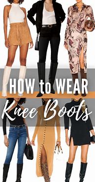 Image result for Women's Dress Boots Knee High