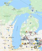 Image result for Michigan Universities Map