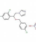 Image result for Econazole Nitrate Structure