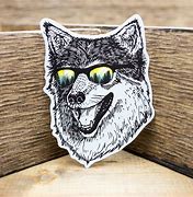 Image result for Wolf Sticker Trust Your Instincts