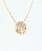 Image result for Gold Cube Eye Necklace