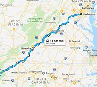 Image result for Map of Lue Ridge Parkway