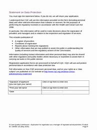 Image result for CQC Notice of Proposal Form