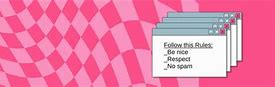 Image result for Discord Rules Banner Pink