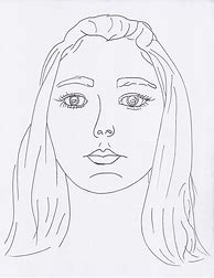 Image result for Simple Self Portrait Drawing