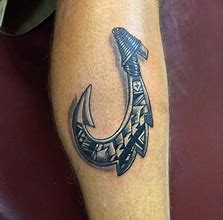 Image result for Maori Fish Hook Tattoo