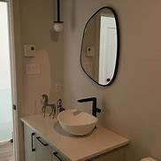 Image result for Black Asymmetric Wall Mirror