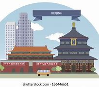 Image result for City Center of Beijing Cartoon