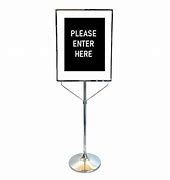 Image result for Steel Frame Standing Sign