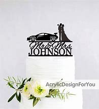 Image result for Car Wedding Cake Toppers