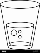 Image result for A Glass Filled with Water Outline