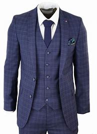 Image result for Slim Fit Blue Suit