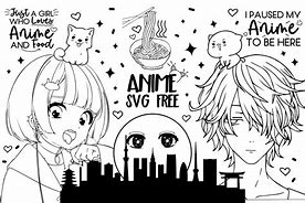 Image result for Free Anime Women SVG