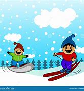 Image result for Skiing Cartoon