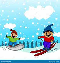 Image result for Go Skiing Cartoon