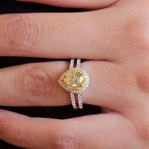 Image result for Pear Shape Diamond Ring Stack