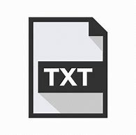 Image result for TXT Icon