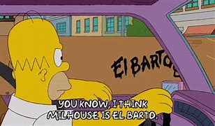 Image result for El Barto GIF