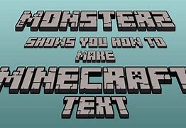 Image result for Minecraft 3D Text