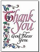 Image result for Thank You and God Bless