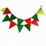 Image result for Green Bunting Clip Art