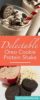 Image result for Oreo Cookie Protein Shake