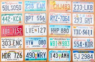 Image result for Old State License Plates