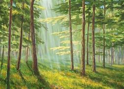 Image result for Forest Painting Wallpaper