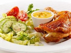 Image result for Salad in Big Plate Wallpaper