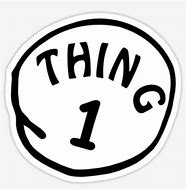 Image result for Thing 1 and 2 Logo